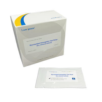 Tiras de teste Glycosylated rápidas da hemoglobina CE/ISO13485 para resultados exatos e rápidos