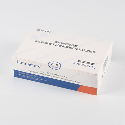 20 Testes/Kit POC Test Kit , CK-MB Test Kit Colloidal Gold Assay