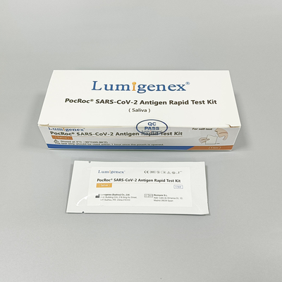 Kit de teste rápido de antígeno Covid-19 de alta precisão Saliva 95,56% de sensibilidade