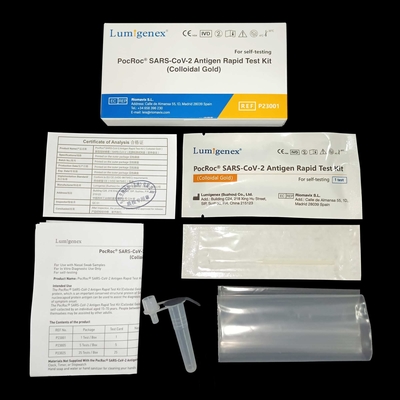 Kit de teste rápido de antígeno SARS-CoV-2 para autoteste com certificação CE