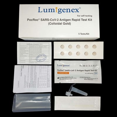 Kit de teste rápido de antígeno SARS-CoV-2 de 15 minutos para uso doméstico