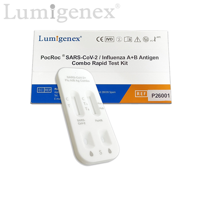 Gripe COVID19 um teste rápido Kit Colloidal Gold Nasal Swab do antígeno da gripe B
