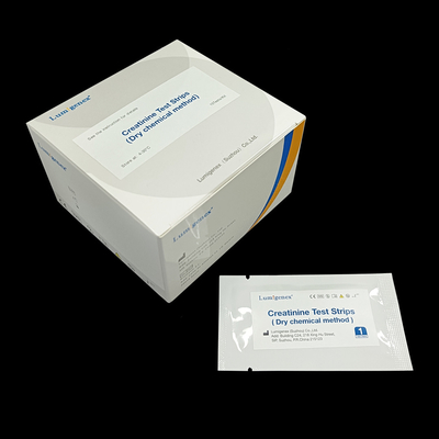 Tiras de teste de creatinina para lesão renal Análise química clínica Medidor de ácido úrico