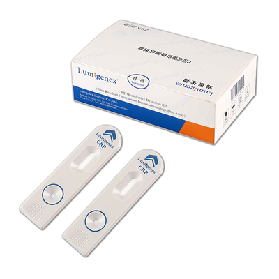 Kits de teste de ponto de atendimento de proteína C reativa Certificação CFDA Tecnologia de imunoensaio