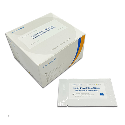 Tiras de teste do painel do lipido para testes da gestão 15 de Dislipidemia/caixa