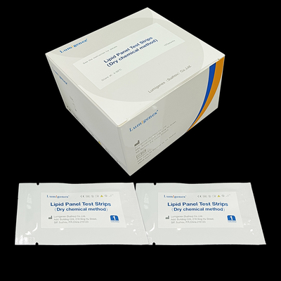 Tiras de teste do painel do lipido para testes da gestão 15 de Dislipidemia/caixa
