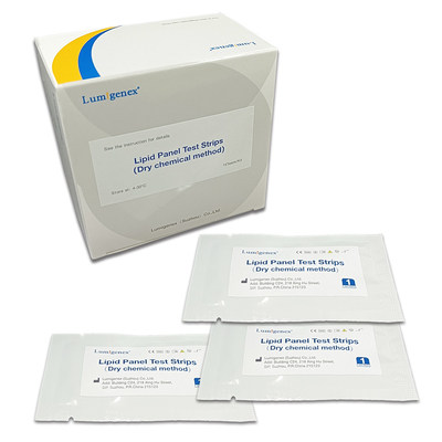 O CE da detecção de Dislipidemia das tiras de teste do painel do lipido registrou o certificado de CFDA