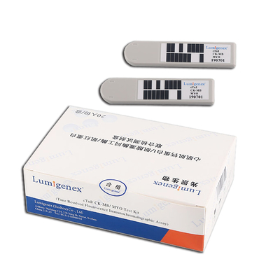 Jogo combinado do teste para a isoenzima da quinase da creatina/Myoglobin/Troponin cardíaco mim