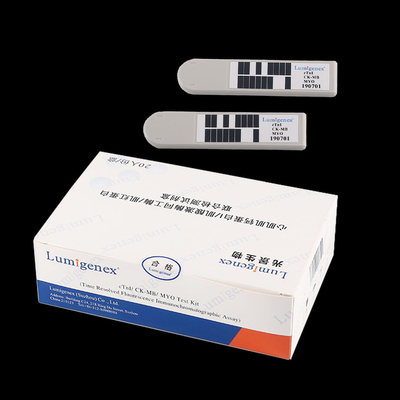 Jogo do teste do POC, Troponin cardíaco do immunoassay de cTnI/CK-MB/Myo Test Kit TRFIA mim/isoenzima/Myoglobin quinase da creatina