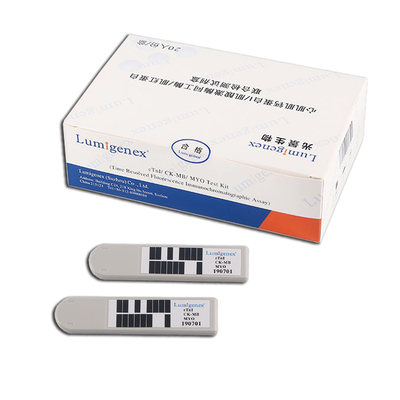 Jogo do teste do POC, Troponin cardíaco do immunoassay de cTnI/CK-MB/Myo Test Kit TRFIA mim/isoenzima/Myoglobin quinase da creatina