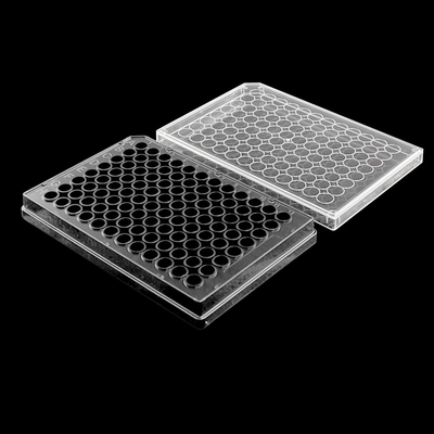 Plástico PP aprovado pela USP com 96 poços Elisa Plate Laboratory Plastic Plate