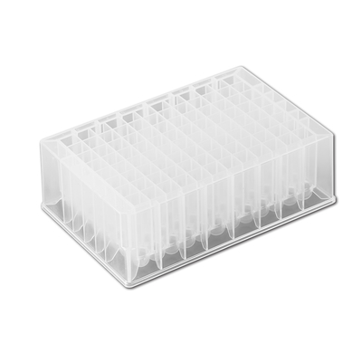 A enzima boa profunda da placa da parte inferior 96 lisos/redondos analisa materiais de consumo do laboratório