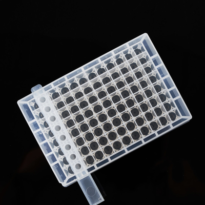 A enzima boa profunda da placa da parte inferior 96 lisos/redondos analisa materiais de consumo do laboratório
