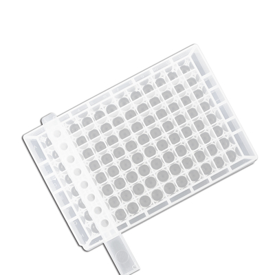 Consumíveis de laboratório 2,2 ml Placa de 96 poços profundos plano/redondo fundo transparente