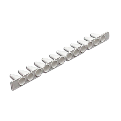 8/12 Tubos de PCR de Tira 0,2 Ml 0,5 Ml Cor Branca Transparente