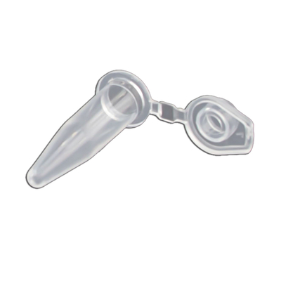 8/12 Tubos de PCR de Tira 0,2 Ml 0,5 Ml Cor Branca Transparente