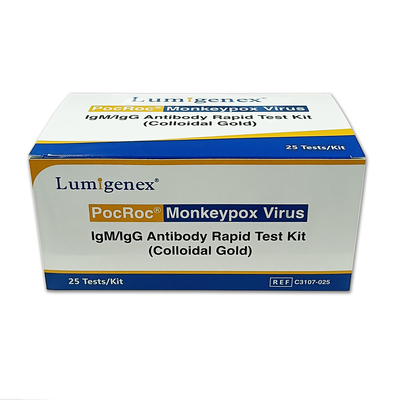 Certificado do ISO de IgG IgM Monkeypox da doença infecciosa rápido em 15 minutos
