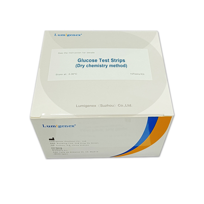 Método químico seco ISO13485 de Sugar Measurement Glucose Test Strips do sangue preciso