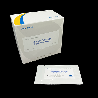 Método químico seco ISO13485 de Sugar Measurement Glucose Test Strips do sangue preciso