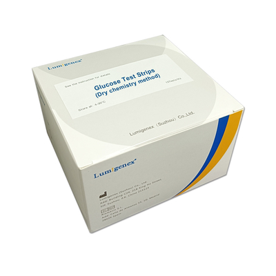 Teste de Detecção Rápida de Diabetes de Glicose no Sangue Método Químico Seco Certificado pela CE