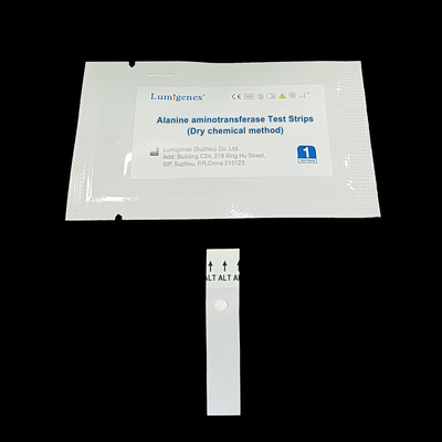 Reagente de teste IVD Tiras de teste de alanina aminotransferase Analisador bioquímico