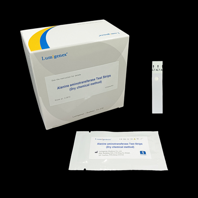 Reagente de teste IVD Tiras de teste de alanina aminotransferase Analisador bioquímico