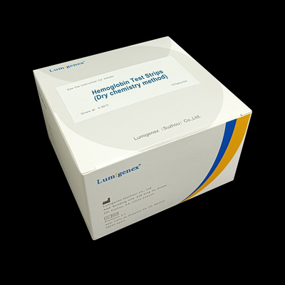Quantitativo detecte a tira de teste rápida da hemoglobina usada com o analisador químico seco