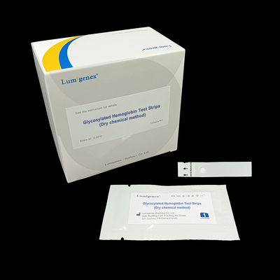 Tira de teste rápida da química seca para detectar a condição do diabetes