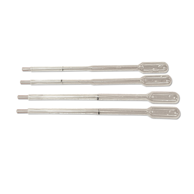 Material de LDPE aprovado pela USP descartáveis ​​para pipetas capilares Pasteur de autoabsorção