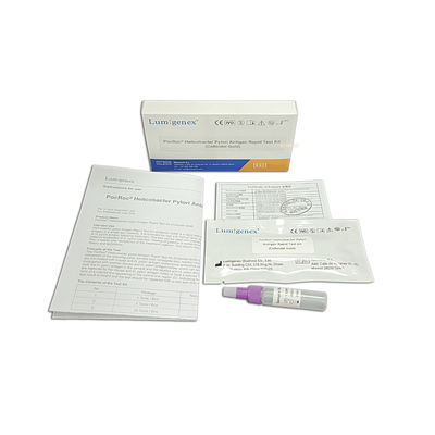 Kit de teste rápido de antígeno Lumigenex Helicobacter Pylori ouro coloidal com certificado CE