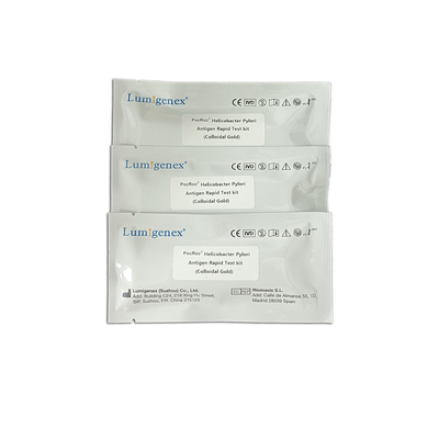 Kit de teste rápido de antígeno Lumigenex Helicobacter Pylori ouro coloidal com certificado CE