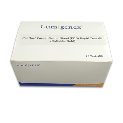Kit de teste rápido Lumigenex PocRoc FOB ouro coloidal com certificado CE