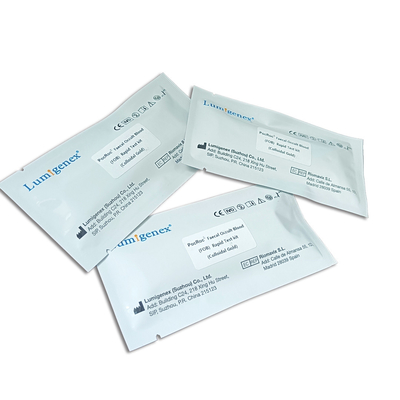 Kit de Teste Rápido FOB Ouro Coloidal Diagnóstico de Sangramento Gastrointestinal Certificado pela CE