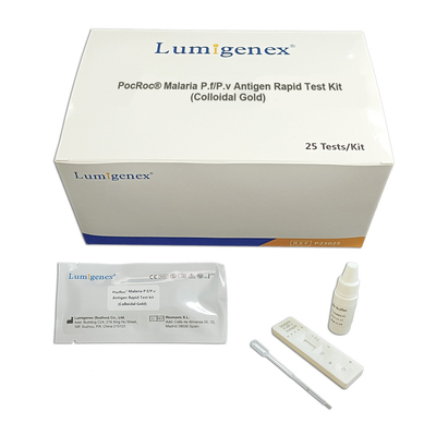 O CE aprovou a malária P.F P.V Antigen Rapid Test Kit Colloidal Gold