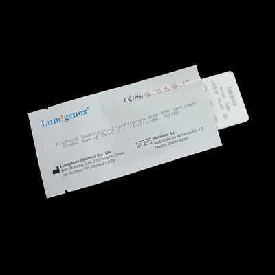 SARS-CoV-2/gripe A+B/antígeno de RSV teste rápido combinado Kit Colloidal Gold