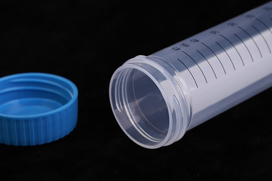 Consumíveis de laboratório para PCR 50 ml Tubo de centrífuga cônico ISO13485 aprovado