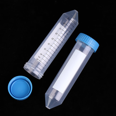 Consumíveis de laboratório para PCR 50 ml Tubo de centrífuga cônico ISO13485 aprovado