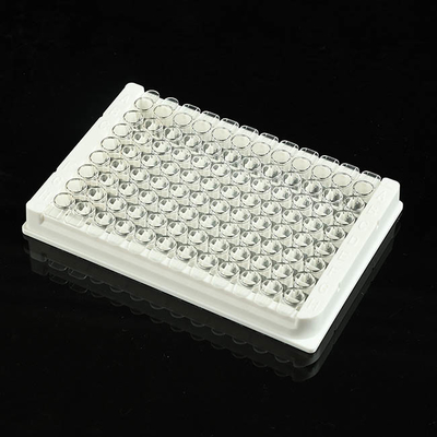Consumíveis de PCR destacáveis ​​PP 96 Well Elisa Plate para laboratório