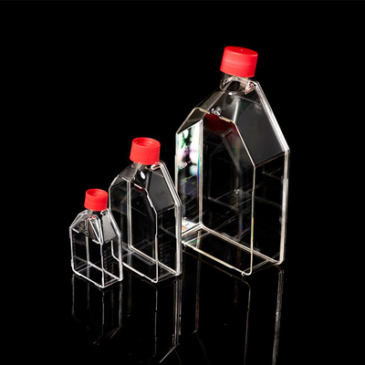 Frasco de cultura de tecidos descartável estéril de 25 cm2 para consumíveis de PCR