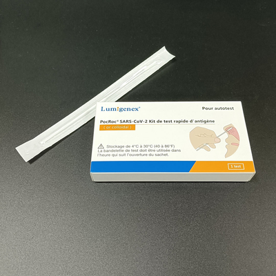 Pacote individual de kits de teste rápido de antígeno de autoteste para SARS-CoV2