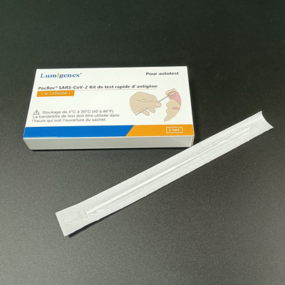 Pacote individual de kits de teste rápido de antígeno de autoteste para SARS-CoV2