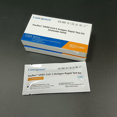 Pacote de 5 testes Lista comum da UE de kits de teste rápido de antígeno SARS-CoV-2