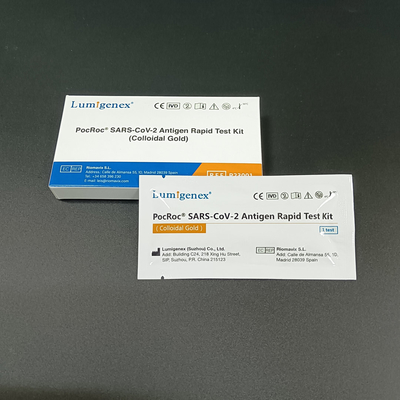 Pacote de 5 testes Lista comum da UE de kits de teste rápido de antígeno SARS-CoV-2