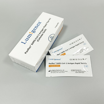 Pacote individual Lista comum europeia de kits de teste rápido de antígeno SARS-CoV-2