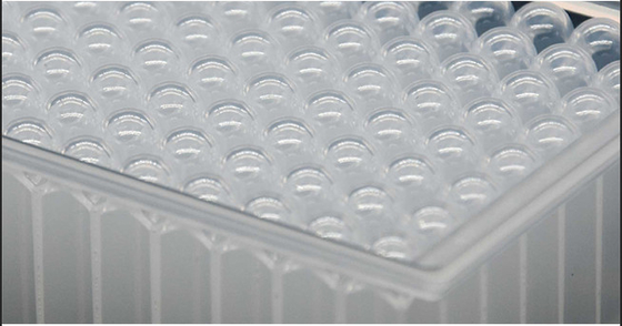 U Bottom PCR consumíveis 2,2 ml Placa de 96 poços profundos com borda de borda