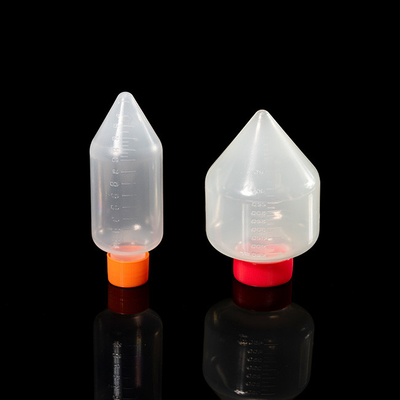 Frascos de centrífuga de 250 ml consumíveis plásticos para PCR cônicos com fundo em V