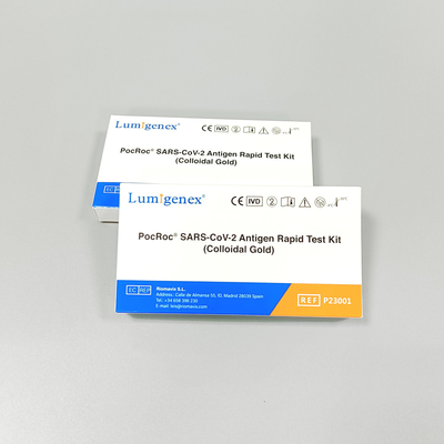 Kit de teste rápido de antígeno de vírus corona, kit de teste de antígeno CE ouro coloidal