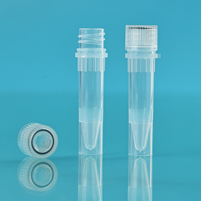 Tubo de coleta de sangue PP, tubo de teste de 1,5 ml de baixa retenção