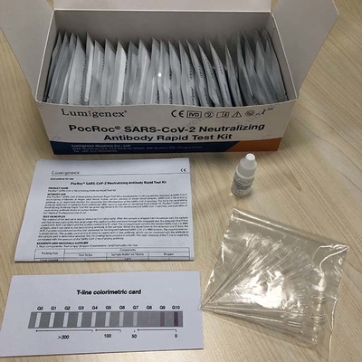 Kit de detecção rápida de anticorpo de ouro coloidal de ponta de dedo CE para SARS-CoV-2
