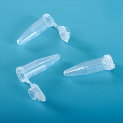 Tubo de 8 tiras Tubo de PCR 0,2 ml 0,5 ml Cor branca transparente